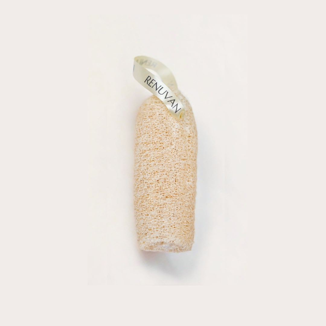 Renuvan Natural Loofah - Pack of 1 | 100% Organic Exfoliating Body Sponge for Smooth, Glowing Skin