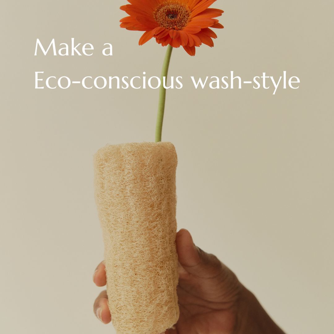 Renuvan Natural Loofah - Pack of 1 | 100% Organic Exfoliating Body Sponge for Smooth, Glowing Skin