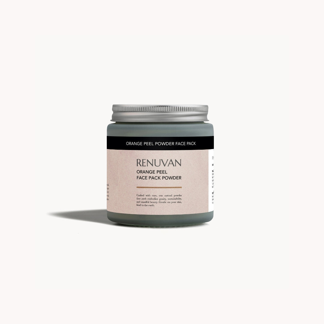 Renuvan Organic Orange Peel Powder | Natural Vitamin C & Skin Brightening Face Pack