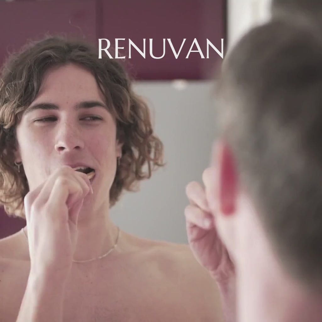 Renuvan Organic Bamboo Toothbrush - Pack of 1 | Eco-Friendly & Sustainable Dental Care