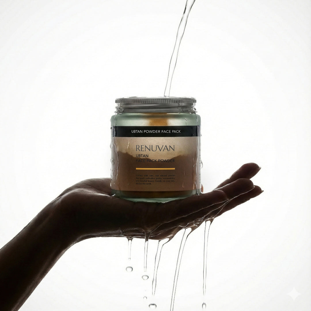 Renuvan Organic Ubtan Powder | Bridal Glow, Tan Removal & Body Polishing Scrub